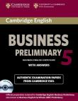 Opakowanie Cambridge English Business 5 Preliminary Self-study Pack Student's Book with Answers and Audio CD