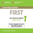 Opakowanie Cambridge English First 1 for Revised Exam from 2015 Audio CDs (2)
