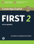 Opakowanie Cambridge English First 2 Student's Book with Answers and Audio