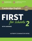 Opakowanie Cambridge English First for Schools 2 Student's Book with answers