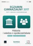 Egzamin gimnazjalny 2017. Testy i arkusze. Przedmioty humani. Autor: Balicki Adam, Pustuła Edyta, Smuda Marek. Dadada.pl Okładka książki Egzamin gimnazjalny 2017. Testy i arkusze. Przedmioty humani