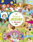Historia Jezusa w obrazach. Autor: Bouyssou Laureen, ilustr. Charlotte Ameling. Dadada.pl Okładka książki Historia Jezusa w obrazach