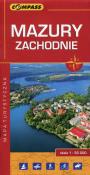 Okładka książki Mazury Zachodnie mapa turystyczna 1:50 000