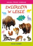 Nauka przez zabawę - Zwierzeta w lesie. Autor: Tina Zakierska. Dadada.pl Okładka książki Nauka przez zabawę - Zwierzeta w lesie