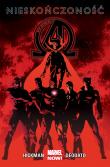 New Avengers T.2 Nieskończoność. Autor: Jonathan Hickman, Mike Deodato. Dadada.pl Okładka książki New Avengers T.2 Nieskończoność