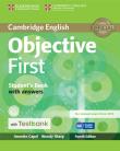 Objective First Student's Book with Answers with CD-ROM with Testbank. Autor: Capel Annette, Sharp Wendy. Dadada.pl Okładka książki Objective First Student's Book with Answers with CD-ROM with Testbank