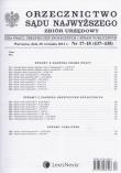 Opakowanie Orzecznictwo Sądu Najwyższego. Izba Pracy, Ubezpieczeń Społecznych i Spraw Publicznych 17-18/2012