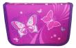 Opakowanie Piórnik pojedynczy dwuklapkowy z wyposażeniem Motyle fioletowy