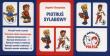 Piotruś sylabowy - pakiet sześciu talii kart do gry. Autor: Cieszyńska Jagoda. Dadada.pl Okładka książki Piotruś sylabowy - pakiet sześciu talii kart do gry