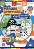 Pirackie opowieści Książeczka do kolorowania. Autor: Borucka Katarzyna. Dadada.pl Okładka książki Pirackie opowieści Książeczka do kolorowania