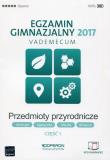 Okładka książki Przedmioty przyrodnicze. Część 1. Egzamin gimnazajlny 2017. 