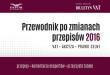 Opakowanie Przewodnik po zmianach przepisów 2016