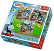 Opakowanie Puzzle 3w1 Tomek rusza do akcji TREFL