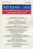 Opakowanie Studia Regionalne i Lokalne 2016/2