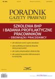 Opakowanie Szkolenia BHP i badania profilaktyczne pracowników - obowiązki pracodawcy
