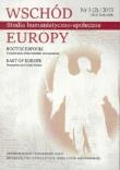 Okładka książki Wschód Europy nr 1 (2) /2015