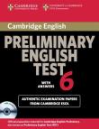 Opakowanie Cambridge Preliminary English Test 6 Self Study Pack