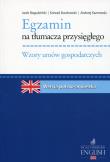 Egzamin na tłumacza przysięgłego wersja polsko-angielska. Autor: Bogudziński Jacek, Buczkowski Konrad, Kaznowski Andrzej. Dadada.pl Okładka książki Egzamin na tłumacza przysięgłego wersja polsko-angielska