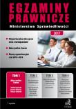 Egzaminy Prawnicze Ministerstwa Sprawiedliwości 2017 Tom 1 Akta cywilne i karne. Autor: Jaworski Stefan, Ablewicz Joanna, Sadurski Tomasz. Dadada.pl Okładka książki Egzaminy Prawnicze Ministerstwa Sprawiedliwości 2017 Tom 1 Akta cywilne i karne