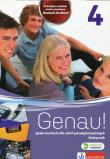 Genau 4 Podręcznik wieloletni + CD. Autor: Tkadleckova Carla. Dadada.pl Okładka książki Genau 4 Podręcznik wieloletni + CD