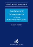 Okładka książki Governance gospodarczy studium prawnomiędzynarodowe Governance gospodarczy - studium prawnomiędzyn
