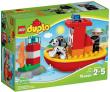 Okładka książki Lego DUPLO 10591 Łódź strażacka