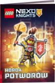 Lego Nexo Knights. Horda potworów. Autor: John Derevlany, Mark Hoffmeier. Dadada.pl Okładka książki Lego Nexo Knights. Horda potworów