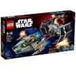 Lego Star Wars TIE Advanced kontra myśliwiec A-Wing. Autor: Star Wars. Dadada.pl Okładka książki Lego Star Wars TIE Advanced kontra myśliwiec A-Wing