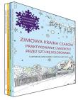 PAKIET Zimowa kraina czarów, Krajobrazy, Wzory geometryczne, Wzory dekoracyjne vintage. Autor: Opracowanie zbiorowe. Dadada.pl Okładka książki PAKIET Zimowa kraina czarów, Krajobrazy, Wzory geometryczne, Wzory dekoracyjne vintage