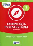 Pewny start Orientacja przestrzenna Poziom 1 Karty pracy i ćwiczenia. Autor: Marta Pągowska. Dadada.pl Okładka książki Pewny start Orientacja przestrzenna Poziom 1 Karty pracy i ćwiczenia