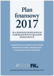 Okładka książki Plan Finansowy 2017 dla jednostek budżetowych i samorządowych zakładów budżetowych