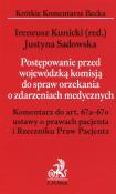 Okładka książki Postępowanie przed wojewódzką komisją do spraw orzekania o zdarzeniach medycznych