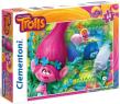 Okładka książki Puzzle SuperColor Maxi Trolls 60
