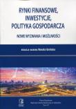 Rynki finansowe, inwestycje, polityka gospodarcza. Autor: Renata Gmińska ( red.). Dadada.pl Okładka książki Rynki finansowe, inwestycje, polityka gospodarcza
