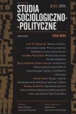 Opakowanie Studia Socjologiczno - polityczne 2(04)/2015