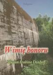 W imię honoru. Autor: Donhoff Marion. Dadada.pl Okładka książki W imię honoru