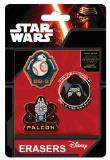 Opakowanie Zestaw 3 gumek do ścierania Star Wars