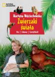 Zwierzaki świata. Gry, zabawy, łamigłówki. Autor: Martyna Wojciechowska. Dadada.pl Okładka książki Zwierzaki świata. Gry, zabawy, łamigłówki