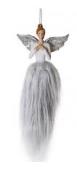 Opakowanie Anioł do zawieszenia srebrny CHRISTMAS JOY