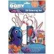 Okładka książki Gdzie jest Dory. Kolorowanka + naklejki 3D