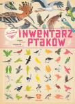 Ilustrowany inwentarz ptaków. Autor: Aladjidi Virginie. Dadada.pl Okładka książki Ilustrowany inwentarz ptaków