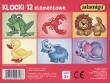 Opakowanie Klocki 12 elementowe bajki Zwierzęta