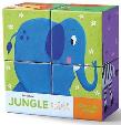 Opakowanie Klocki-układanki, Dżungla, 4 elem.