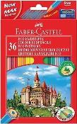Opakowanie Kredki 36 kolorów Zamek (FC120136)