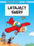 Latający smerf. Autor: Pierre Culliford. Dadada.pl Okładka książki Latający smerf