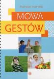 Mowa gestów. Autor: Amanda Hopkins. Dadada.pl Okładka książki Mowa gestów
