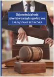 Odpowiedzialność członków zarządu spółki z o.o. Zarządzanie bez ryzyka. Autor: Kuryłek Michał, Jeżak Anna, Sarna Marcin, Radosław Owczarkowski. Dadada.pl Okładka książki Odpowiedzialność członków zarządu spółki z o.o. Zarządzanie bez ryzyka