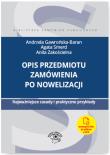Okładka książki Opis przedmiotu zamówienia po nowelizacji. Najważniejsze zasady i praktyczne przykłady