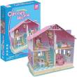 Opakowanie Puzzle 3D Carries Home Domek dla lalek