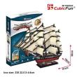 Opakowanie Puzzle 3D Żaglowiec USS Constitution